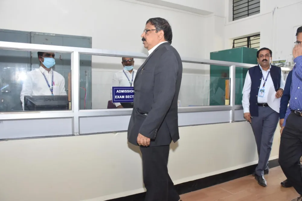 Admission Exam Section Counter